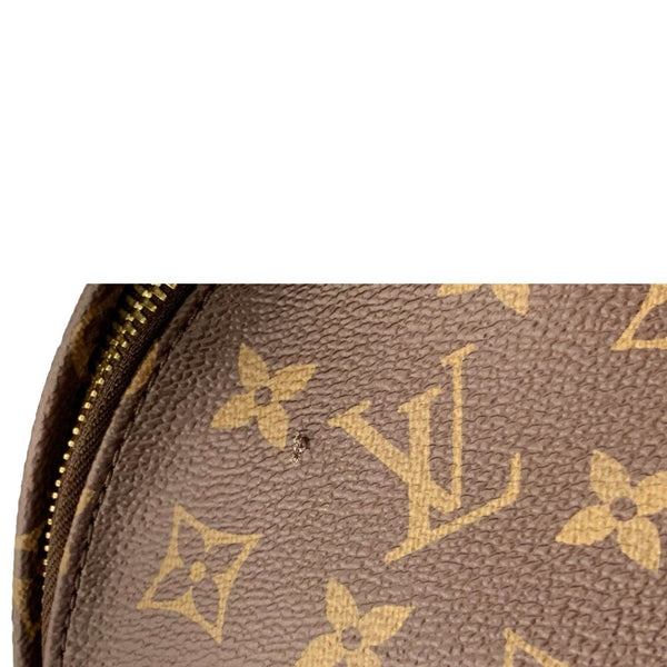 LOUIS VUITTON Palm Springs MM Monogram Canvas Backpack Brown