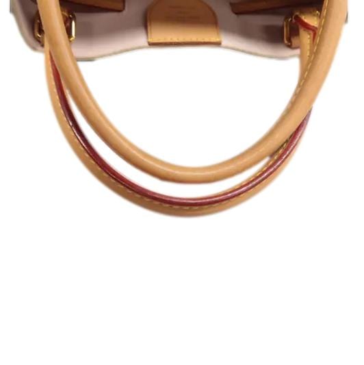 LOUIS VUITTON Girolata Damier Azur Shoulder Bag White