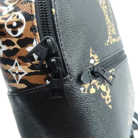LOUIS VUITTON Palm Springs Jungle PM Monogram Giant Backpack Black