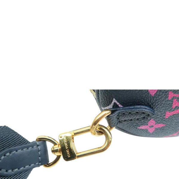 LOUIS VUITTON Papillon BB Spring In The City Monogram Giant Shoulder Bag Midnight Fuchsia