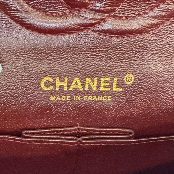 CHANEL Square Mini Flap Quilted Leather Chain Shoulder Bag Black