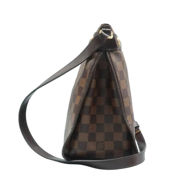 LOUIS VUITTON Duomo Damier Crossbody Bag Brown right side