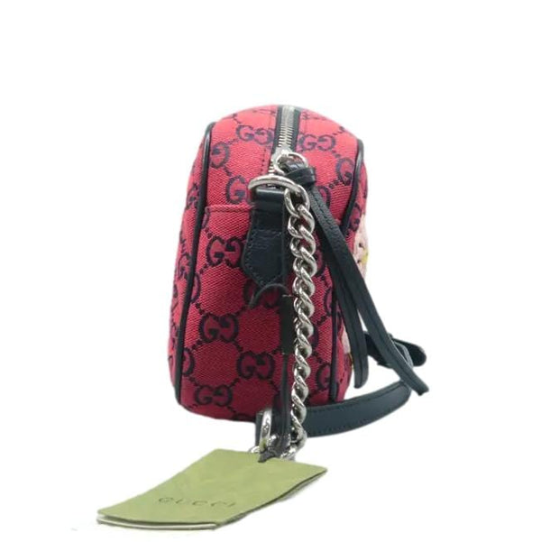 GUCCI GG Marmont Small Monogram Shoulder Bag Red right look