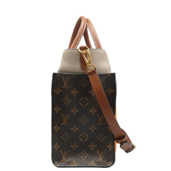 Louis Vuitton On My Side MM Monogram Canvas Shoulder Bag Orange