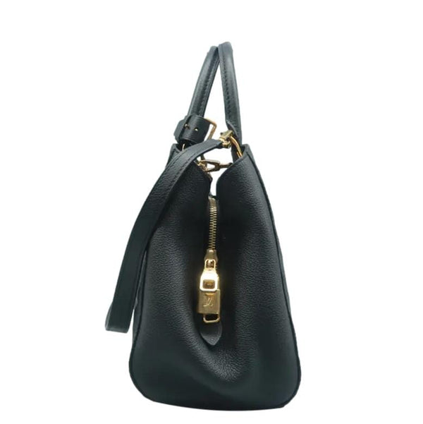 LOUIS VUITTON Montaigne Monogram Empreinte Shoulder Bag Black