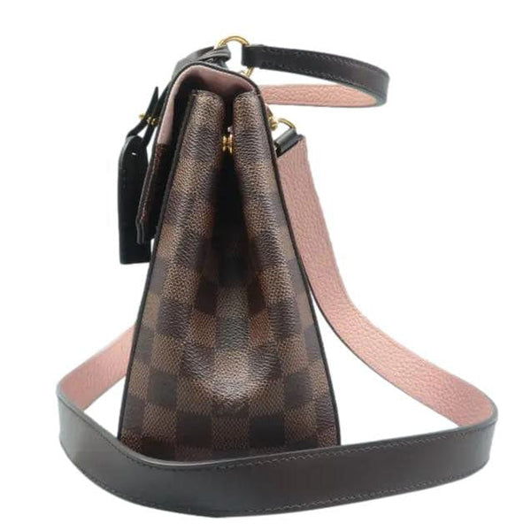 LOUIS VUITTON Bond Street MM Damier Ebene Crossbody Bag Magnolia