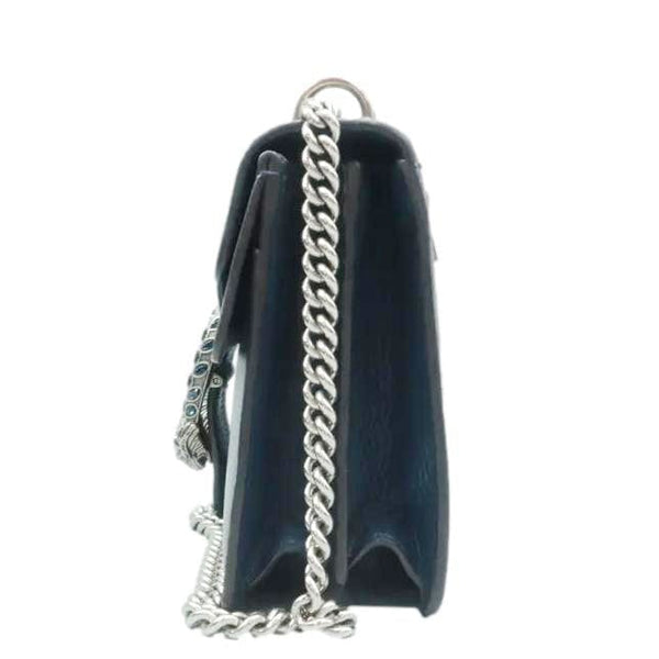 GUCCI Dionysus Medium Shoulder Bag Navy Blue left look