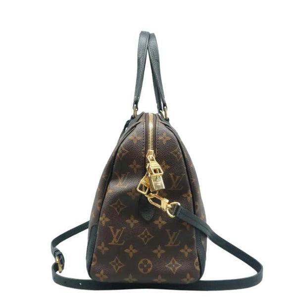 LOUIS VUITTON Retiro NM Monogram Canvas Shoulder Bag Black