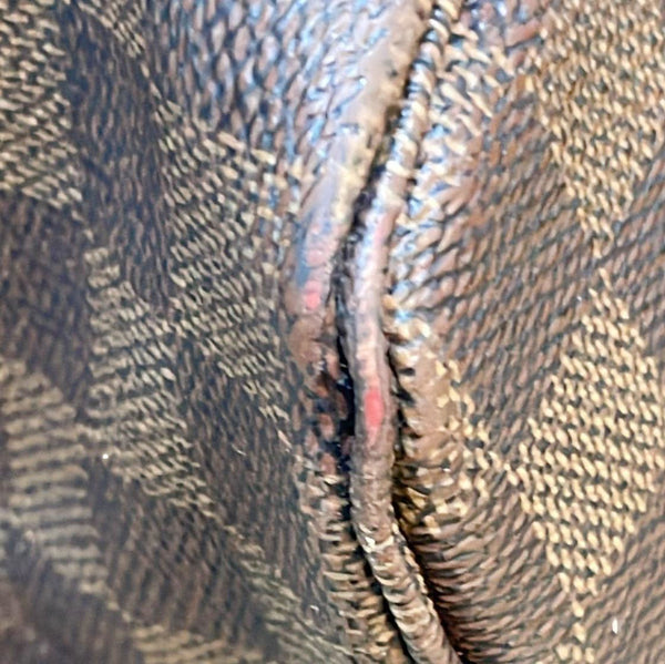 LOUIS VUITTON Neverfull GM Damier Ebene Tote Bag Brown