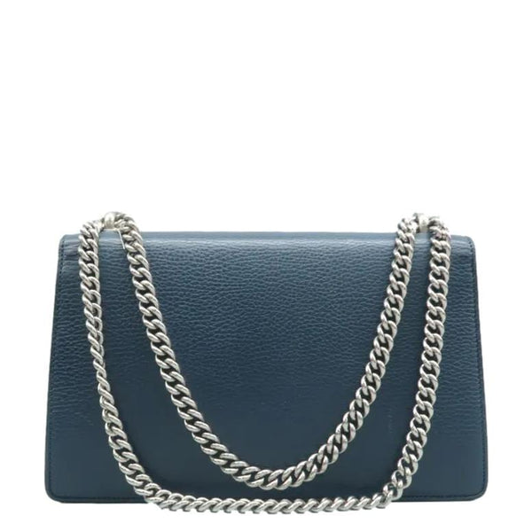 GUCCI Dionysus Medium Shoulder Bag Navy Blue back look