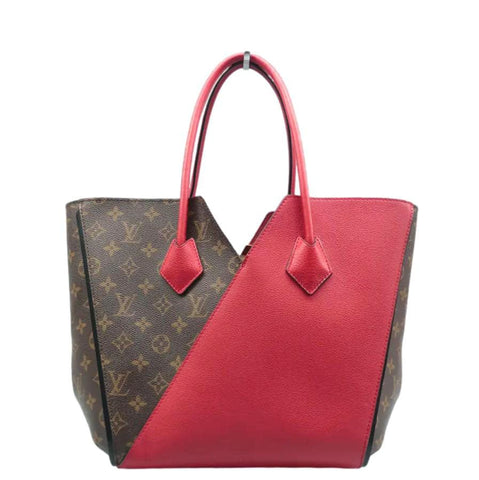 LOUIS VUITTON Kimono MM Monogram Canvas Shoulder Bag Red