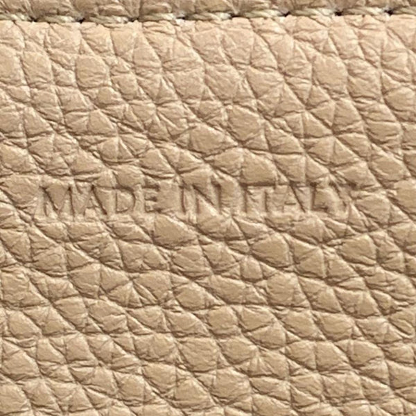 CELINE Medium 16 Leather Tote Shoulder Bag Beige