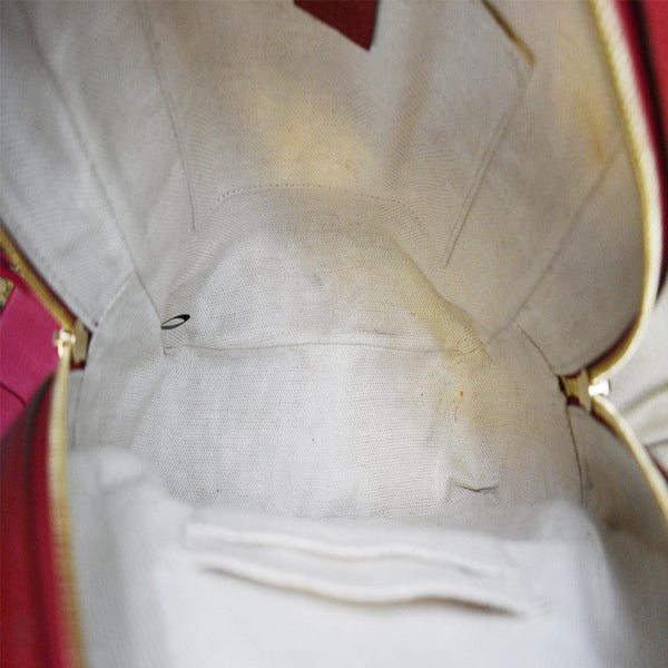 GUCCI Soho Leather Chain Backpack Red 536192