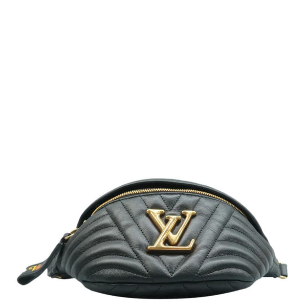 LOUIS VUITTON New Wave Bumbag Black zip look