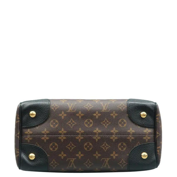 LOUIS VUITTON Retiro NM Monogram Canvas Shoulder Bag Black