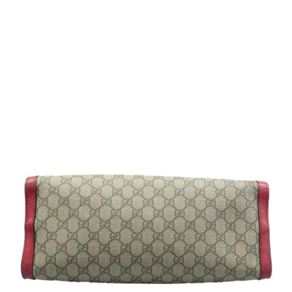 GUCCI Padlock Medium Tote Bag Red loowe rlook