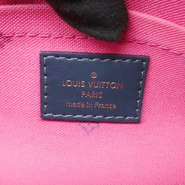 LOUIS VUITTON Papillon BB Spring In The City Monogram Giant Shoulder Bag Midnight Fuchsia