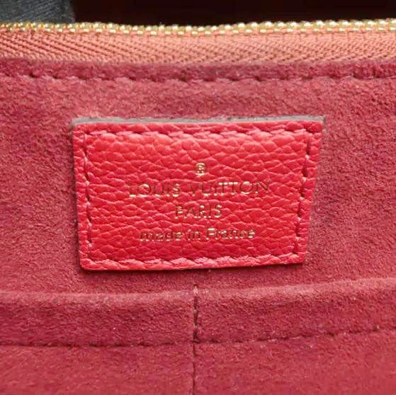 LOUIS VUITTON Kimono MM Monogram Canvas Shoulder Bag Red