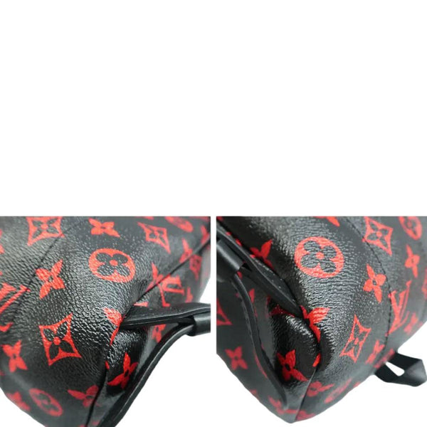 Louis Vuitton Palm Springs PM Monogram Infrarouge Backpack Black