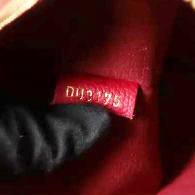 LOUIS VUITTON Kimono MM Monogram Canvas Shoulder Bag Red