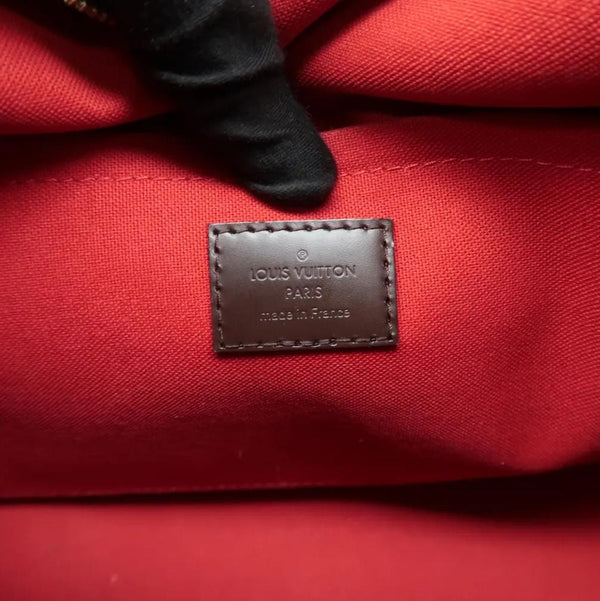 LOUIS VUITTON Duomo Damier Ebene Crossbody Bag Brown