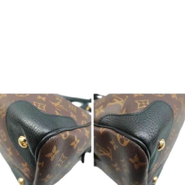 LOUIS VUITTON Retiro NM Monogram Canvas Shoulder Bag Black