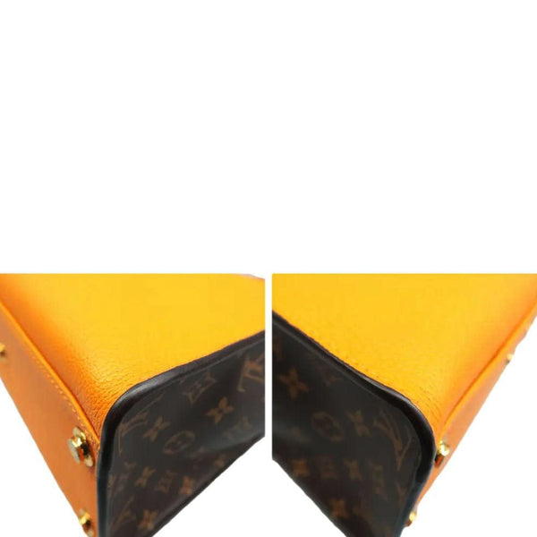 Louis Vuitton On My Side MM Monogram Canvas Shoulder Bag Orange