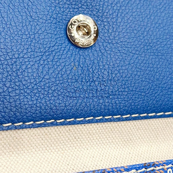 GOYARD Saint Louis GM Canvas Tote Bag Blue