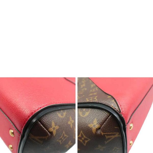 LOUIS VUITTON Kimono MM Monogram Canvas Shoulder Bag Red
