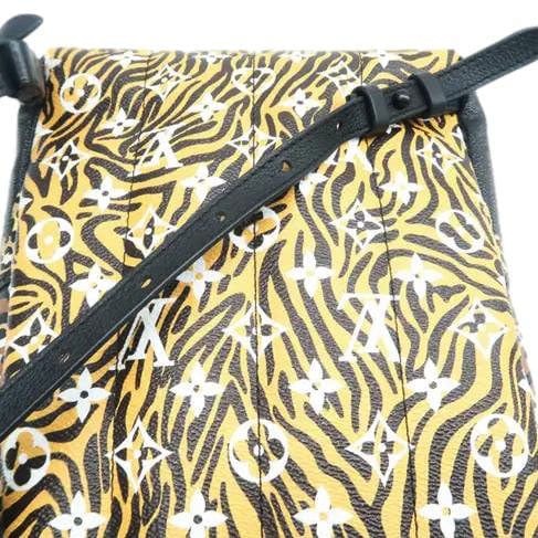 LOUIS VUITTON Palm Springs Jungle PM Monogram Giant Backpack Black
