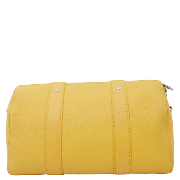 LOUIS VUITTON City Keepall 2Way Aerogram Leather Crossbody Bag Mustard