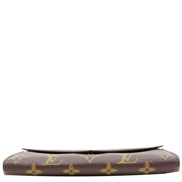 LOUIS VUITTON Sarah Monogram Canvas Wallet Brown
