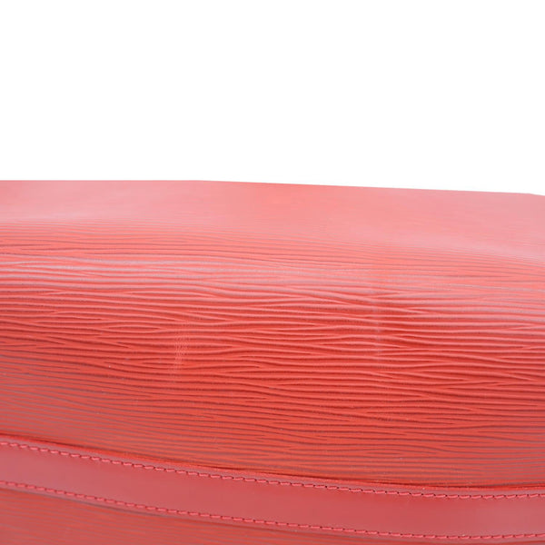 LOUIS VUITTON Speedy 25 Epi Leather Satchel Bag Red