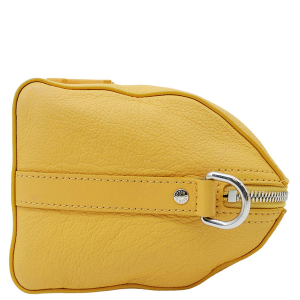 LOUIS VUITTON City Keepall 2Way Aerogram Leather Crossbody Bag Mustard