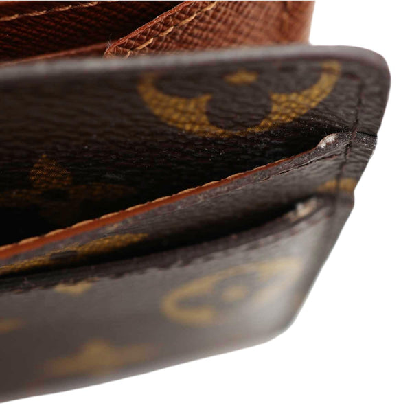 LOUIS VUITTON Sarah Monogram Canvas Wallet Brown