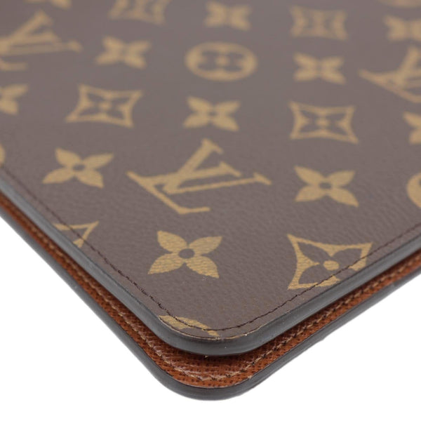 LOUIS VUITTON Desk Agenda Monogram Canvas Planner Cover Brown