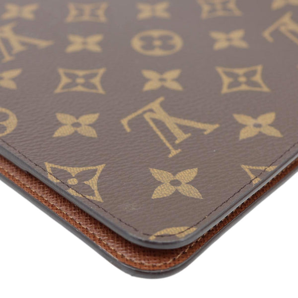 LOUIS VUITTON Desk Agenda Monogram Canvas Planner Cover Brown