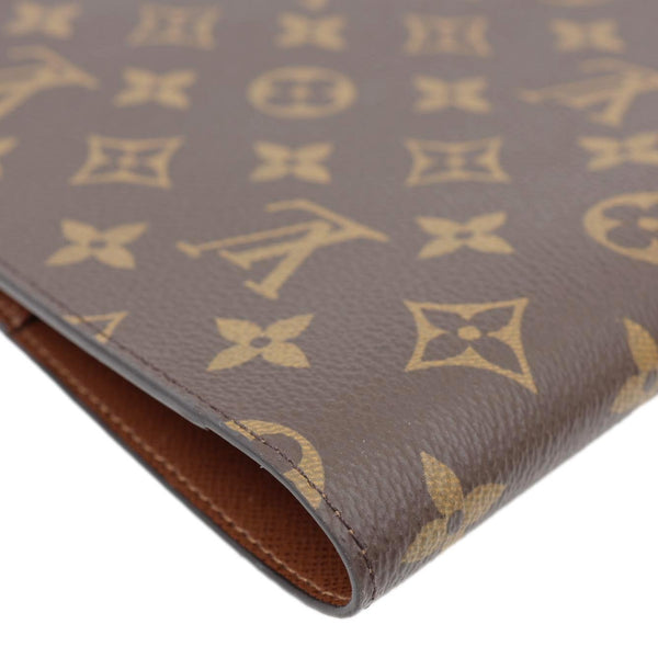 LOUIS VUITTON Desk Agenda Monogram Canvas Planner Cover Brown