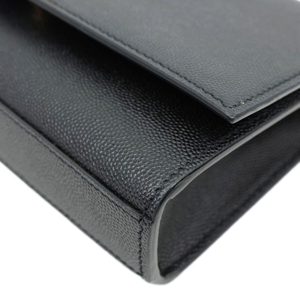 YVES SAINT LAURENT Kate Small Grain De Poudre Leather Crossbody Bag Black