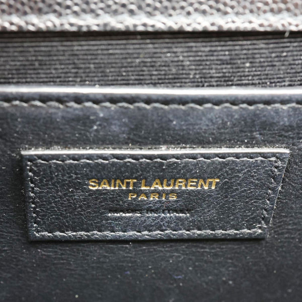 YVES SAINT LAURENT Kate Small Grain De Poudre Leather Crossbody Bag Black