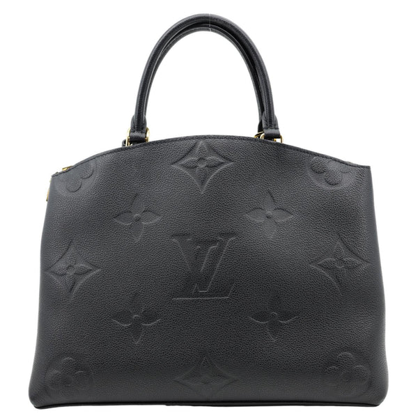 LOUIS VUITTON Grand Palais MM Monogram Empreinte Leather Shoulder Bag Black