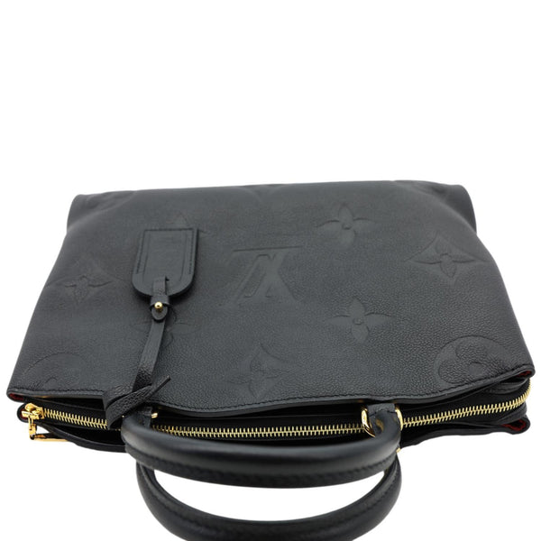 LOUIS VUITTON Grand Palais MM Monogram Empreinte Leather Shoulder Bag Black