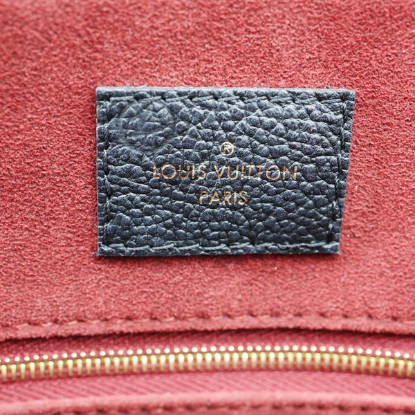 LOUIS VUITTON Grand Palais MM Monogram Empreinte Leather Shoulder Bag Black