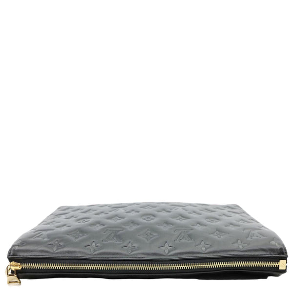 LOUIS VUITTON Coussin MM Monogram Embossed Shoulder Bag Black