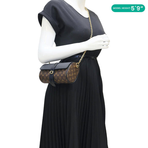 LOUIS VUITTON Monogram Canvas Glasses Case Black