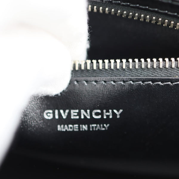 GIVENCHY Antigona Mini Lock Leather Shoulder Bag Black