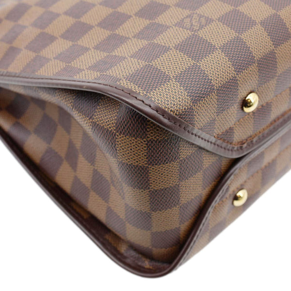LOUIS VUITTON Duomo Damier Ebene Shoulder Bag Brown