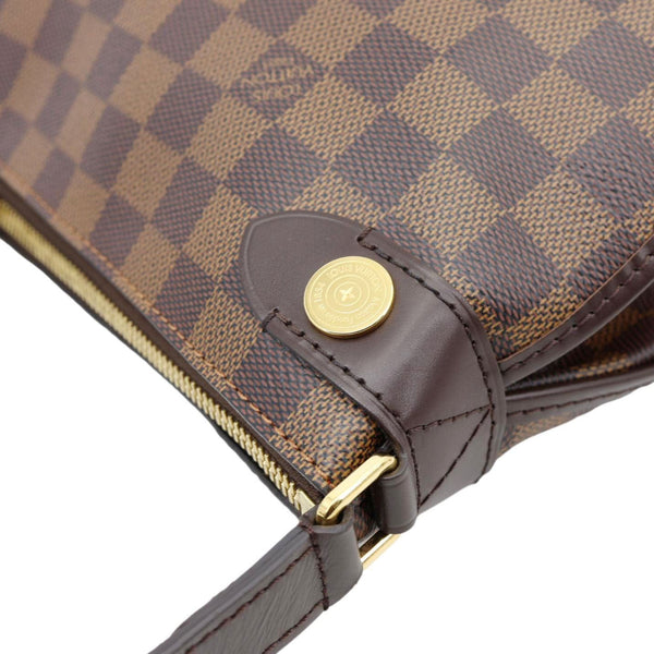 LOUIS VUITTON Duomo Damier Ebene Shoulder Bag Brown