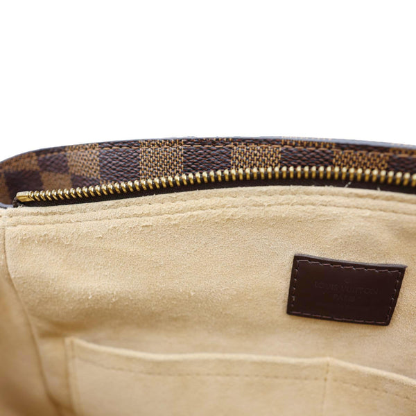 LOUIS VUITTON Normandy Damier Ebene Satchel Shoulder Bag Brown