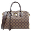 LOUIS VUITTON Normandy Damier Ebene Satchel Shoulder Bag Brown